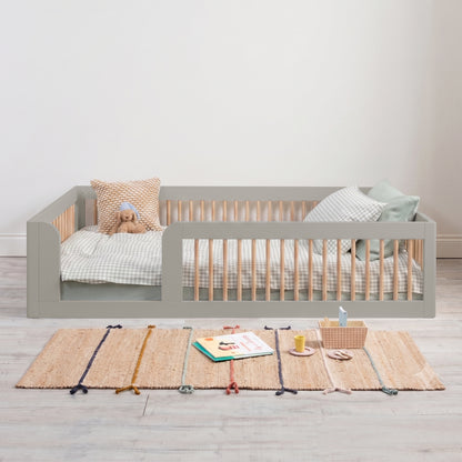 Roomix Transition Toddler Bed Oak Spindle