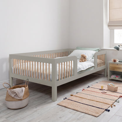Roomix Transition Toddler Bed Oak Spindle