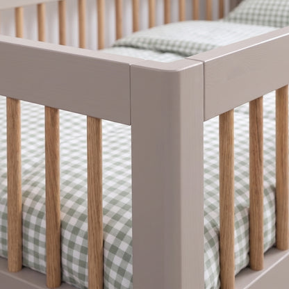 Roomix Transition Toddler Bed Oak Spindle