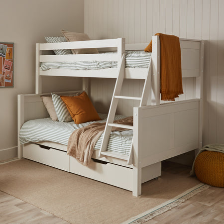 Hamptons Detachable Triple Sleeper Bunk Bed