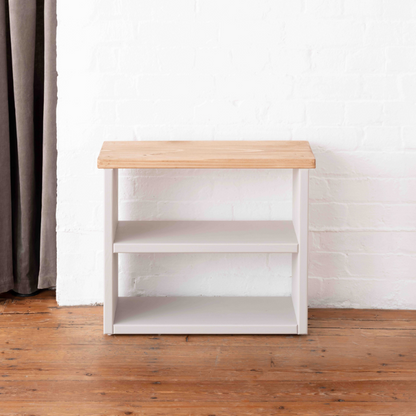 Wooden Shoe Storage Bench Narrow - 98 cm by 22 cm by 45 cm