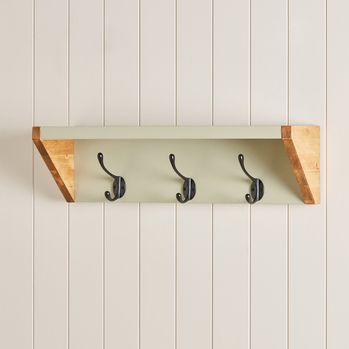 Solid Pine Wall Mounted Coat Hook