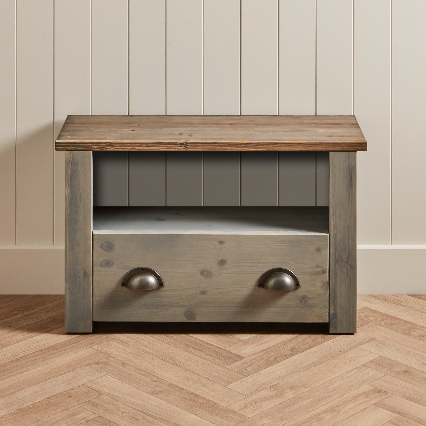 Pine Wash Shoe Storage