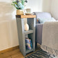 Wooden Bedside Table / Side Table - 35 cm by 22 cm by 55 cm