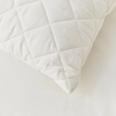 Oreiller simple en coton biologique et laine