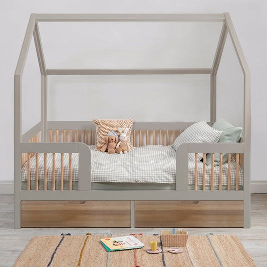 Add-On Legs and Drawers (Oak) - Roomix Beds