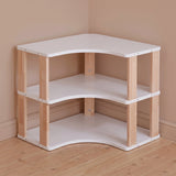 Birch & White Corner Shelf