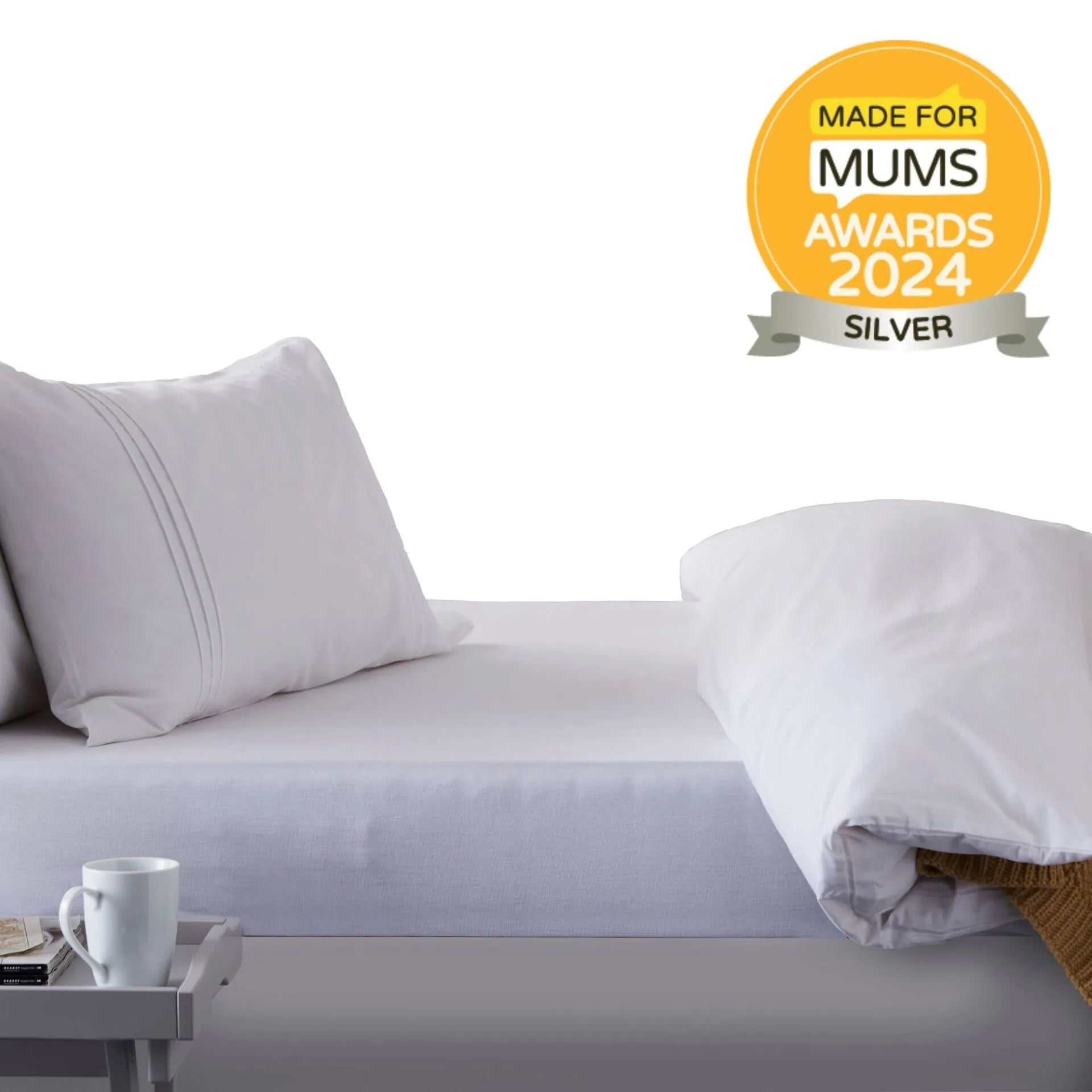 Brushed Cotton Waterproof Fitted Mattress Protector - Kids