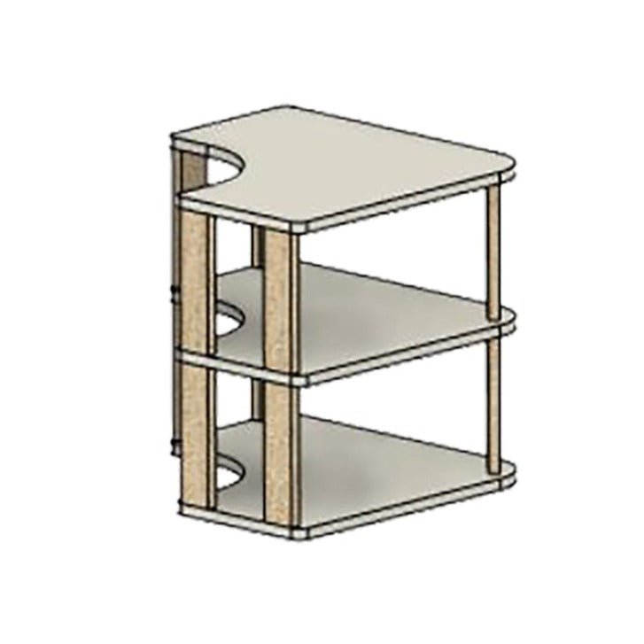 Corner Shelves: Three Shelves - Kids