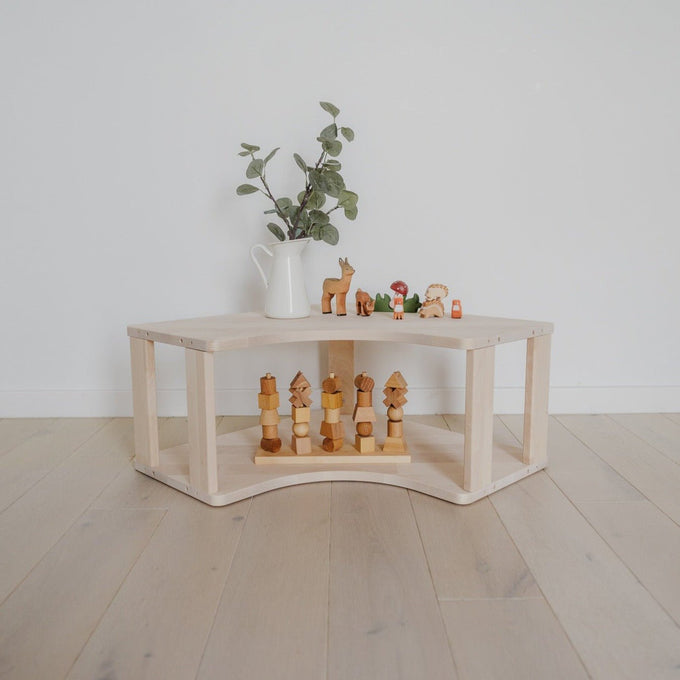 Corner Shelves: Two Shelves - Kids