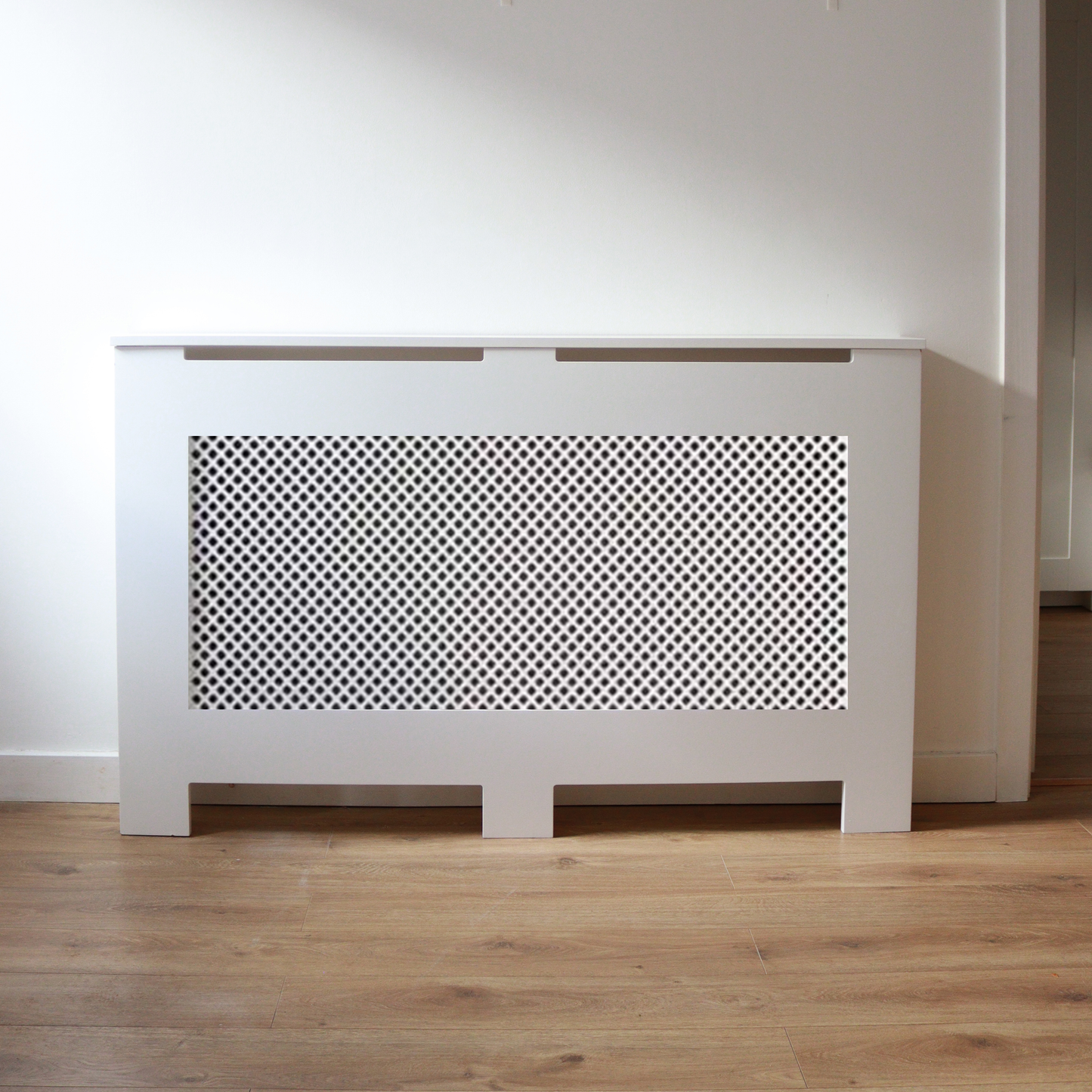 Custom Sized Radiator Cover: Diamond Front - 150 cm by 15 cm by 50 cm