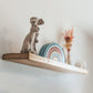 Solid Wood Floating Shelves - 55 cm by 18 cm