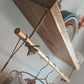 Nursery Floating Shelf with Hanging Clothes Rail - 60 cm by 15 cm