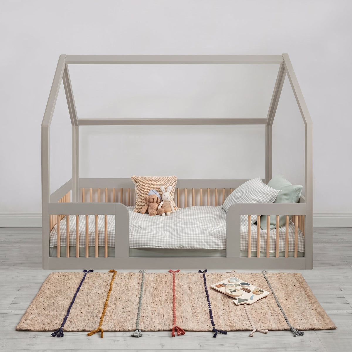 Floor Bed Only (Oak) - Roomix Beds