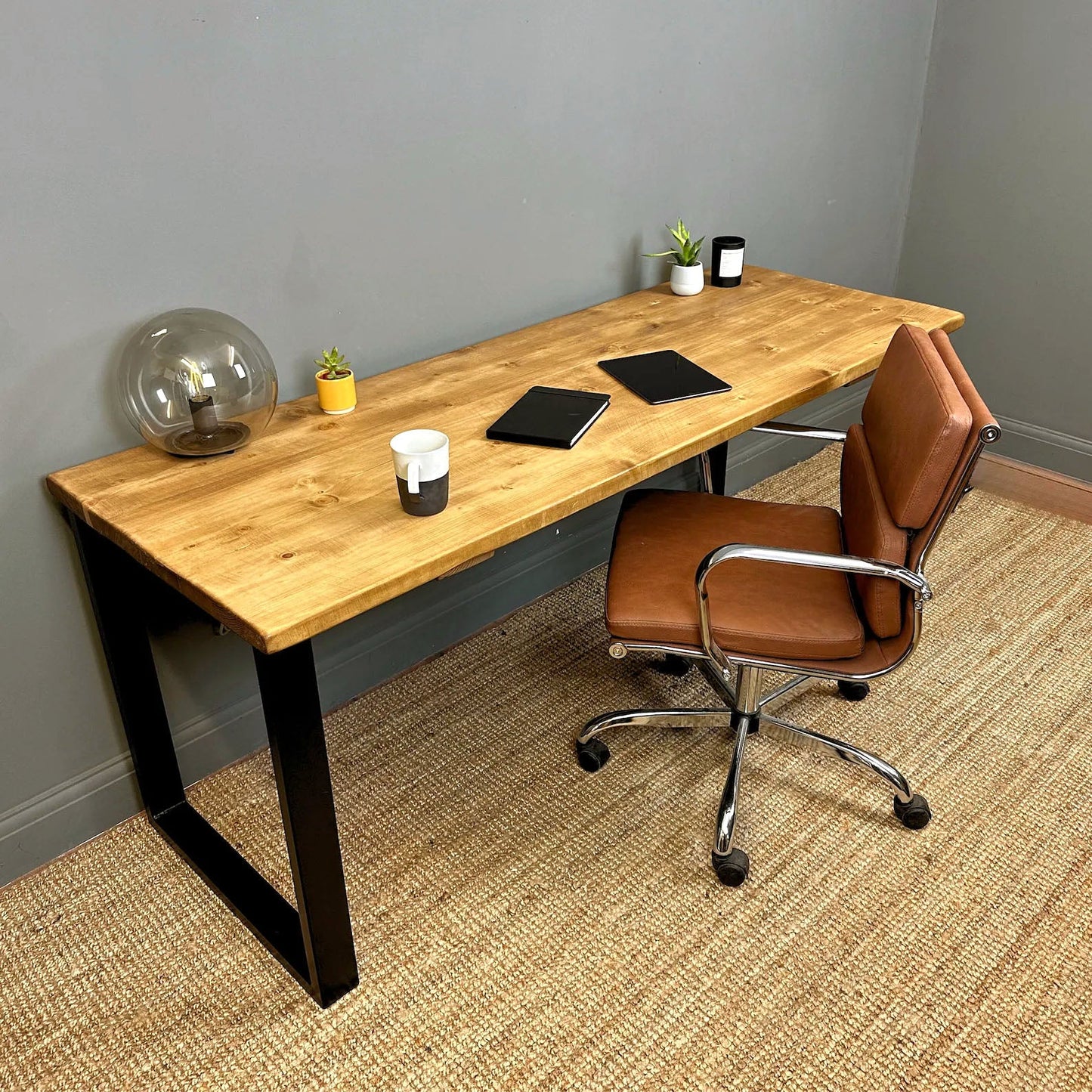 Solid Wood Desk - Custom Sized - 120 cm by 88 cm
