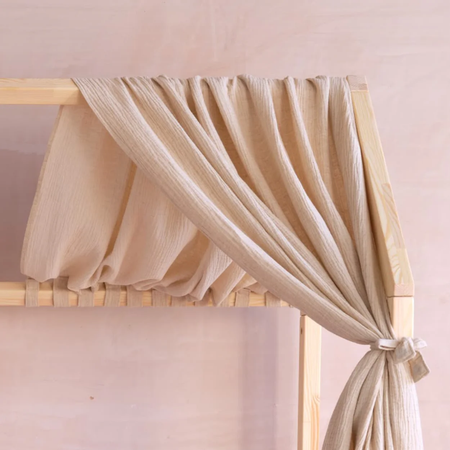 House Bed, Mattress & Curtains Bundle