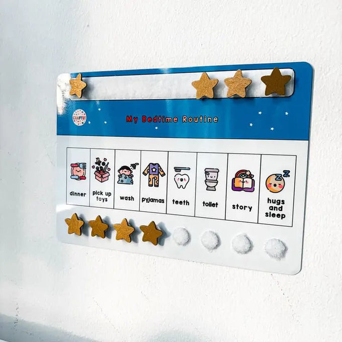 Kids Bedtime Routine Star Chart - Kids