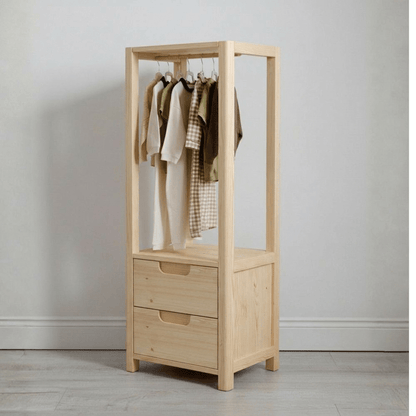 Kids Open Wardrobe with Drawers - Roomix Beds