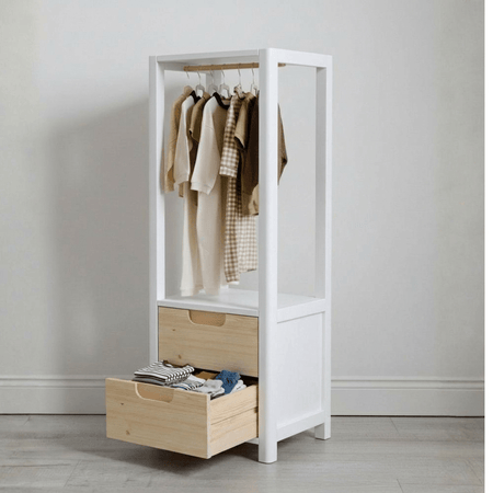 Kids Open Wardrobe with Drawers - Roomix Beds