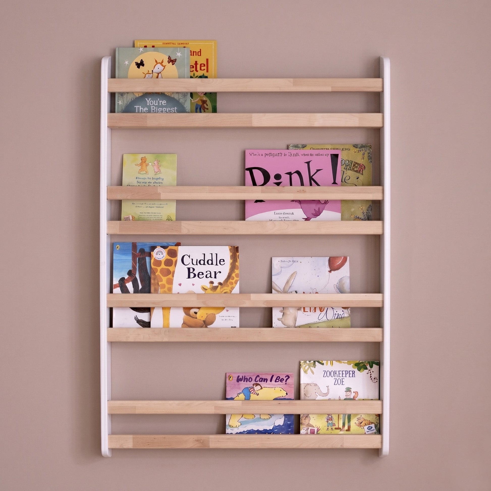 Montessori Bookshelf Wall Mounted - Kids