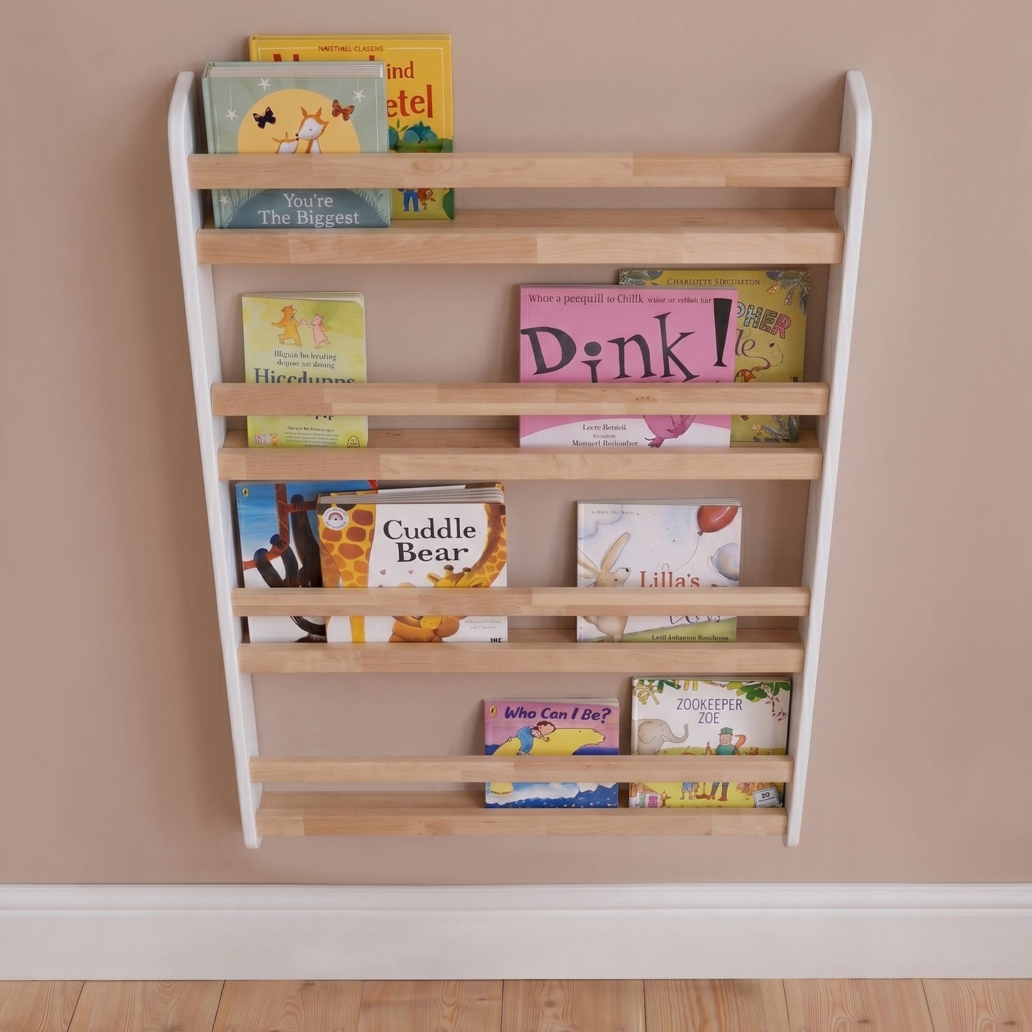 Montessori Bookshelf Wall Mounted - Kids