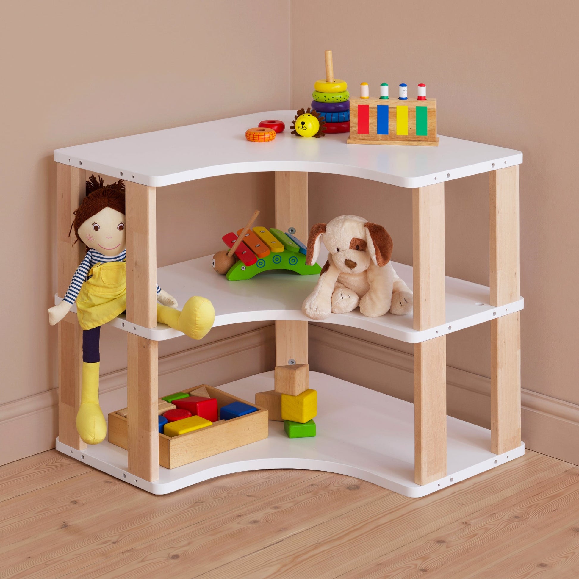 Montessori Corner Shelves - Kids
