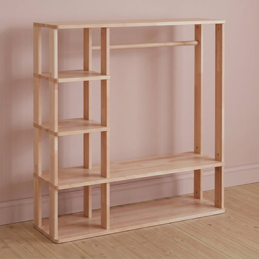 Natural Birch Wardrobe - Kids
