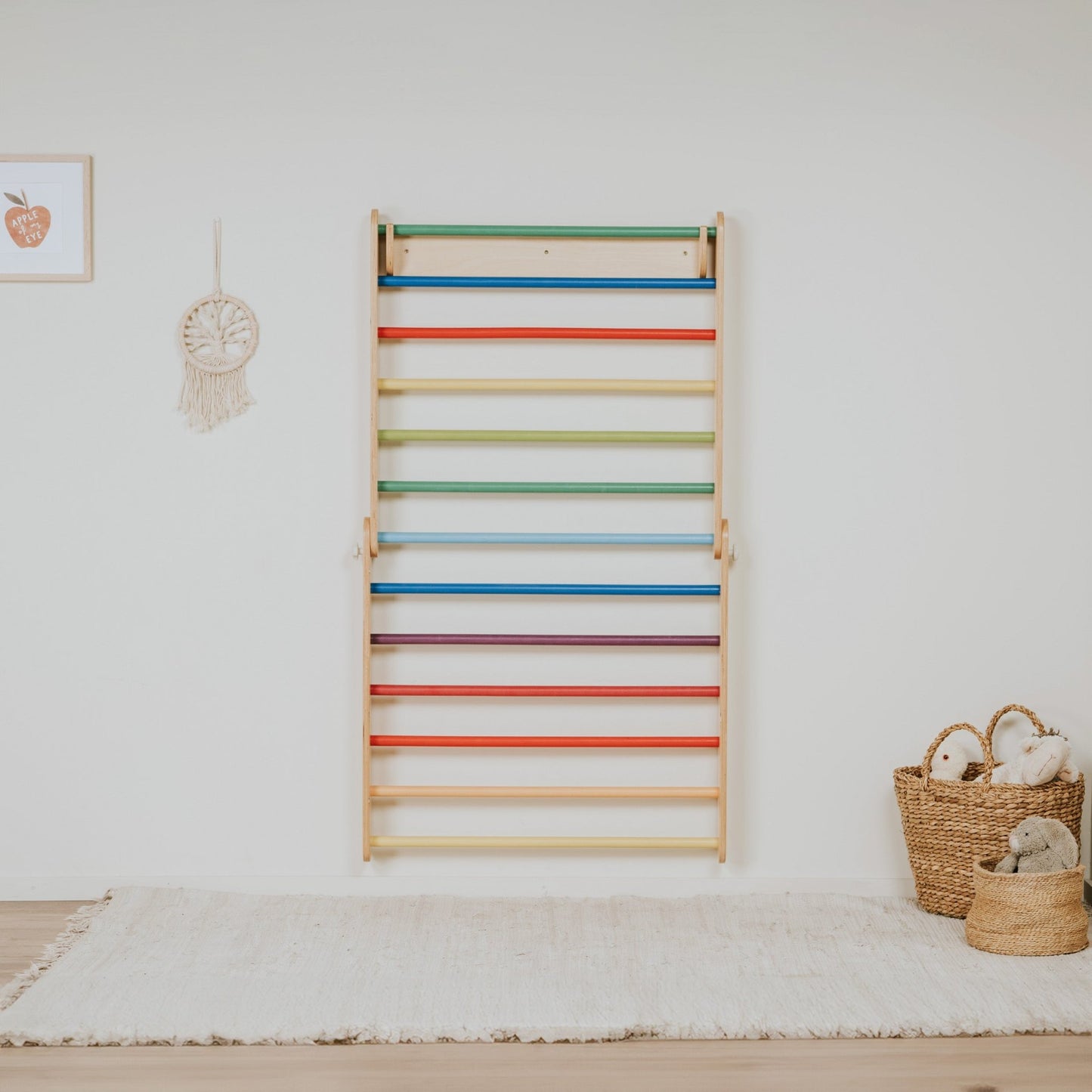 Pikler Triangle & Swedish Wall 2-in-1 Climber - Kids