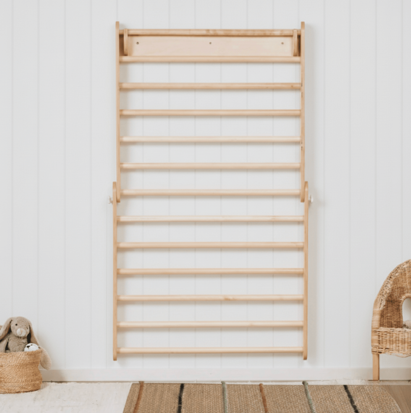 Pikler Triangle & Swedish Wall 2-in-1 Climber - Kids
