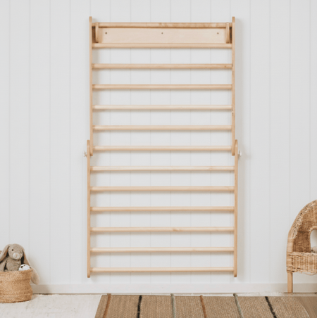 Pikler Triangle & Swedish Wall 2-in-1 Climber - Kids