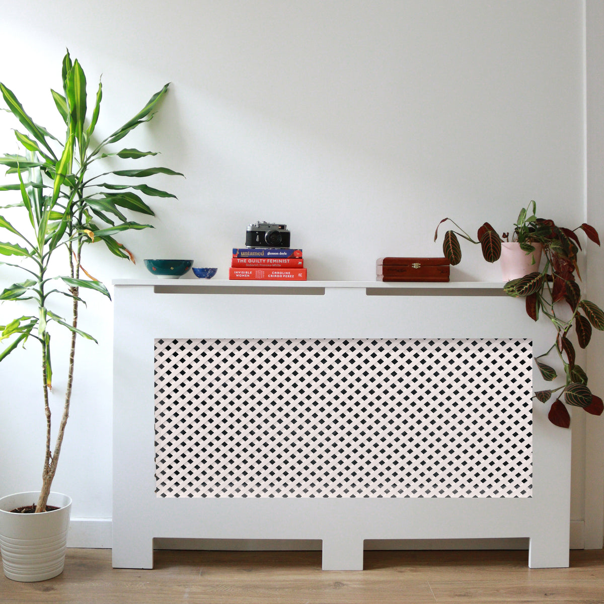 Ceiling Radiator Grids Custom Sized Radiator Cover: Lattice Grid Front – Roomix