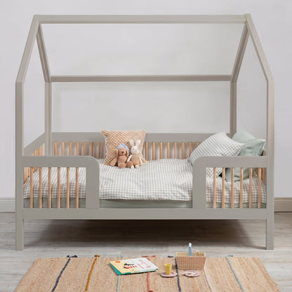 Roomix Transition Convertible House Bed Oak Spindle - Roomix Beds