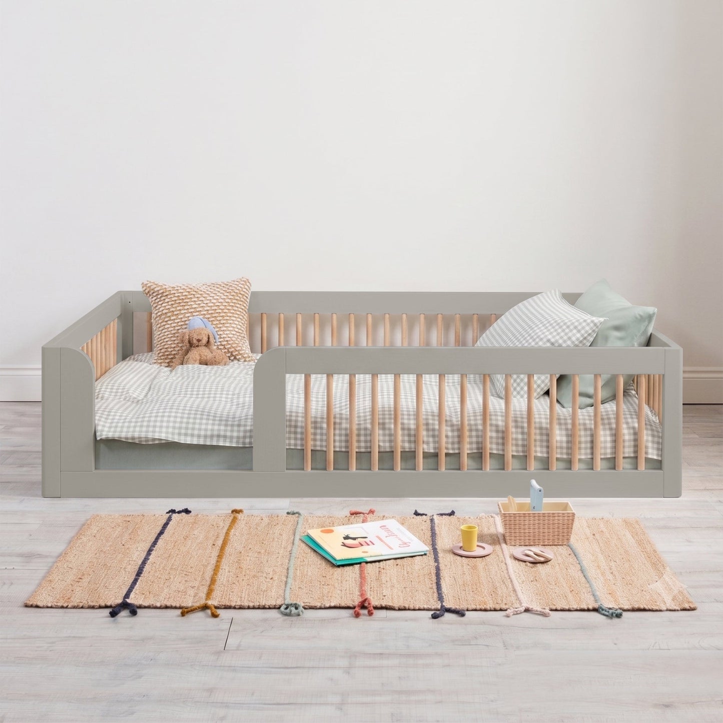 Roomix Transition Toddler Bed Oak Spindle - Roomix Beds