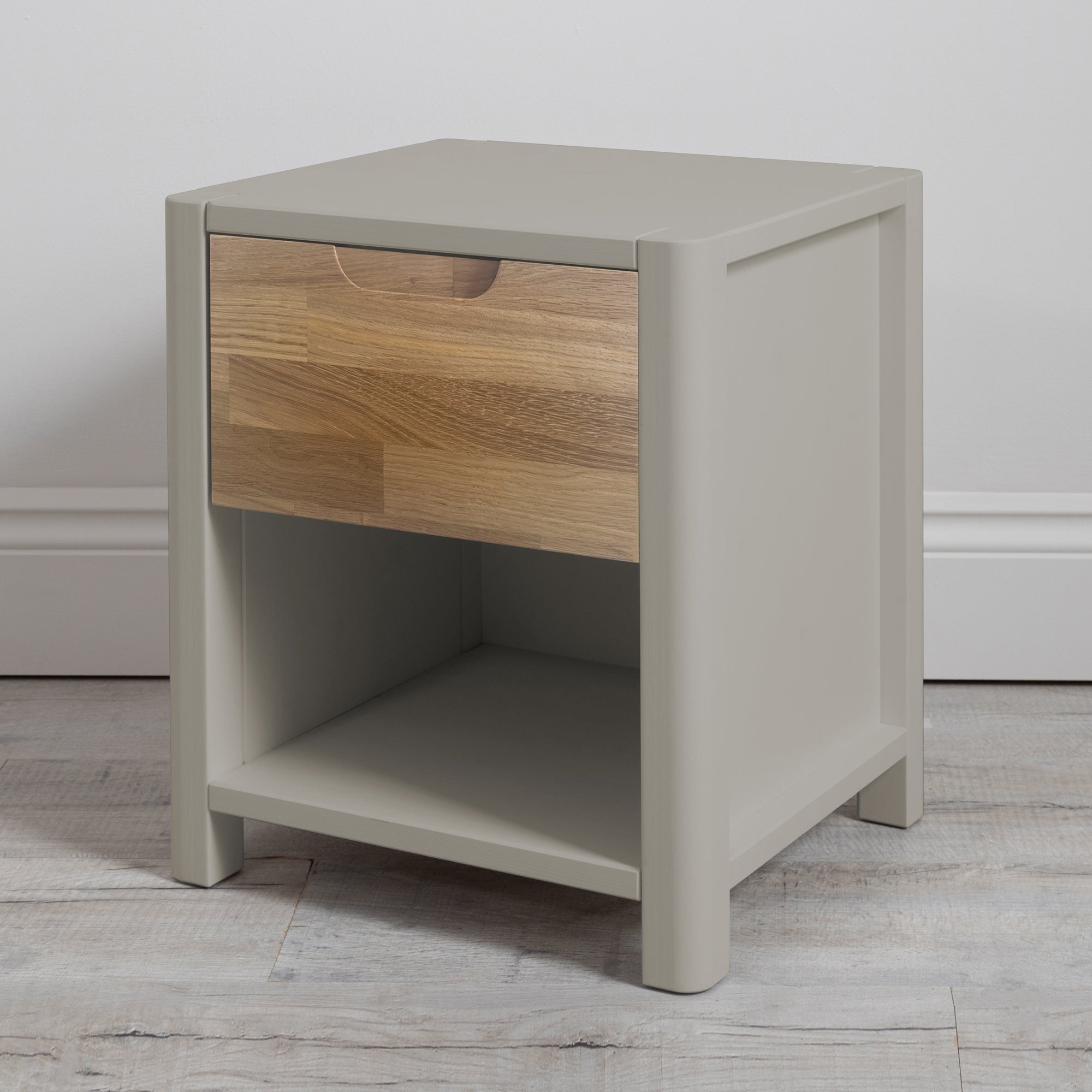 Transition Bedside Table Oak - Roomix Beds