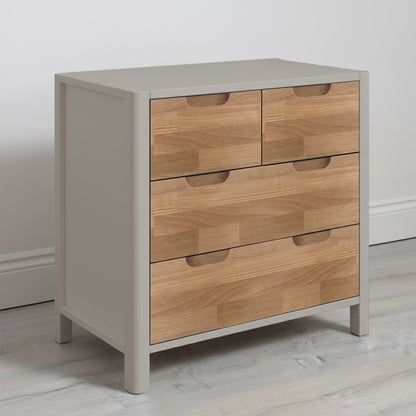 Transition Oak Drawer Chest with add-on changing topper - Roomix Beds