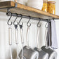 Rustic Scaffold Shelves with Utensil Rack - 40 cm by 22 cm