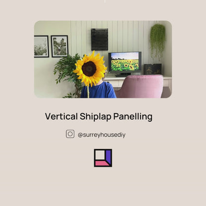 Shiplap Wall Panelling Kit (Vertical)
